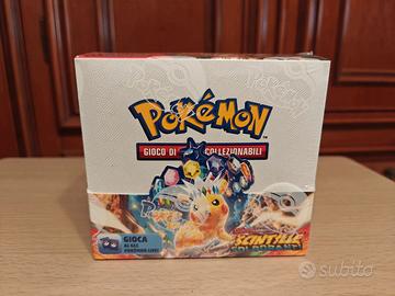 Pokemon Box 36 bustine Scintille Folgoranti