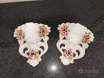 Vasi da parete in Capodimonte 