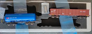 Treni ROCO coppia carri merci