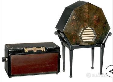 Radio epoca a valvole philips 2511 +  altoparlante