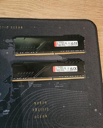 Ram Kingston Fury Beast 16Gb (2x8Gb) 2666MHz DDR4