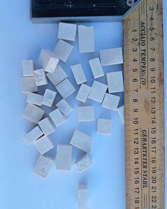 Tessere mosaico marmo Botticino Fiorito