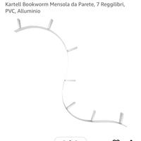 Libreria Kartell Bookwarm alluminio 7 ripiani