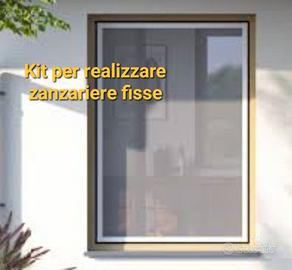 kit zanzariere fisse - fai da te
