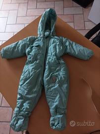 Tuta imbottita invernale tg. 12 m della Lentiggini