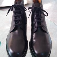 Scarponcini stivaletti scarpe uomo n 42 Nero pelle