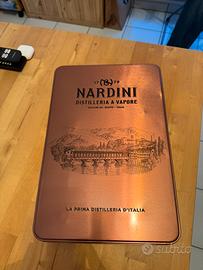 Cofanetto in metallo Grappa Nardini