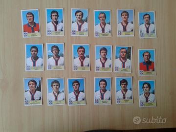 Set 18 Cagliari album calciatori panini 1971/72