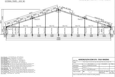 Tendostruttura per maneggio 40x20xh3