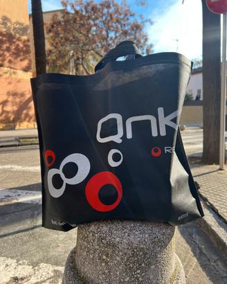 Borsa shopper riutilizzabile QnK nera