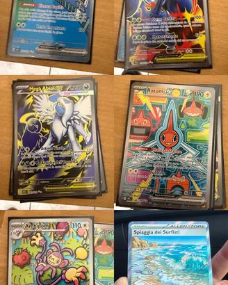Carte Pokemon recenti e vintage