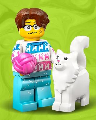Lego 71048 COL27-11 Amante dei gatti. Cat lover