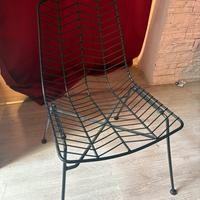 Sedia nera in ferro maison du monde