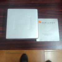scatola Hamilton per orologi completa 