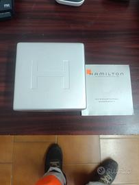 scatola Hamilton per orologi completa 