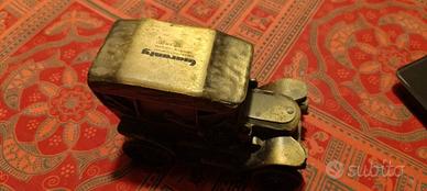 Salvadanaio Banthrico 1910 ottone placcato Stanley