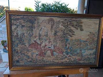 Quadro Arazzo Vintage  con Cornice Dorata