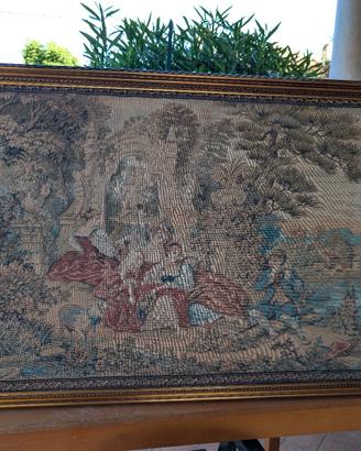 Quadro Arazzo Vintage  con Cornice Dorata