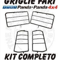 FIAT PANDA 141/141a GRIGLIE COPRI FARI ANTEE POST