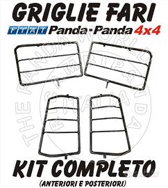 FIAT PANDA 141/141a GRIGLIE COPRI FARI ANTEE POST