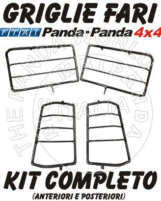 FIAT PANDA 141/141a GRIGLIE COPRI FARI ANTEE POST