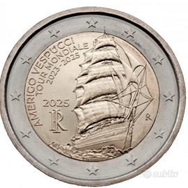 Moneta due euro amerigo vespucci 2025