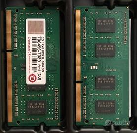 RAM 1600MHz DDR3L SODIMM 4GB Kit*(2x2GB)