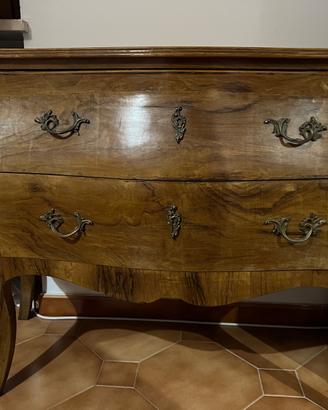 Comò Bombato Stile Veneziano in Legno