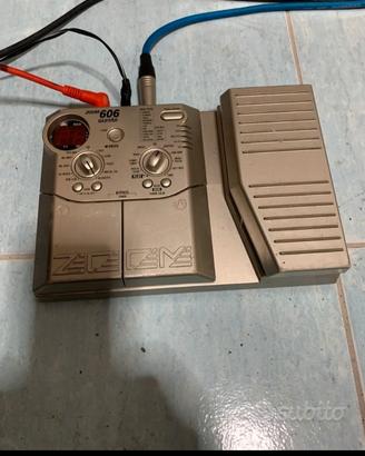2 pedaliere multieffetto chitarra zoom 606 e 505II