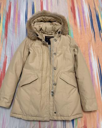 Giaccone donna Woolrich taglia XS beige