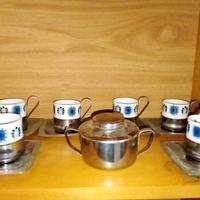 Servizio da caffè in acciaio inox