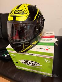 Casco moto X-Lite X-661 Honeycomb Giallo Fluo/Nero