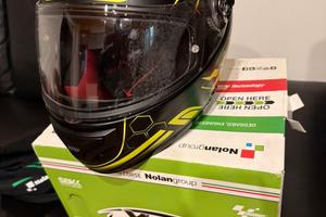 Casco moto X-Lite X-661 Honeycomb Giallo Fluo/Nero