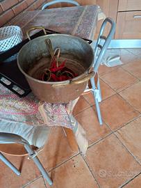 paioli e vasi in rame
