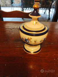 Vaso con Coperchio in Porcellana "Fiorentine"