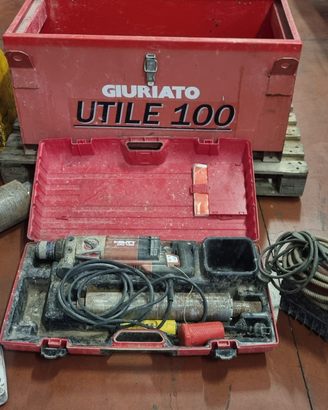 Carotatrice Hilti DD 130 con depressore
