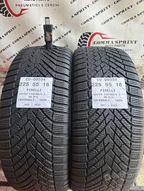 2 PNEUMATICI 225/55 R18 PIRELLI INVERNALI 75%
