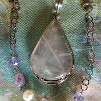 Pendente argento 925 con Ametista e bracciale 925