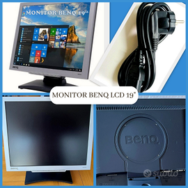 MONITOR BENQ LCD DISPLAY 19" VGA DVI-D + CAVO