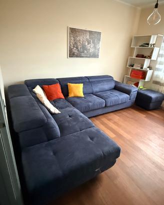 Divano letto con pouf Dondi Salotti