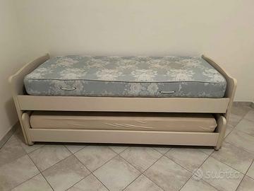 Letto a castello estraibile