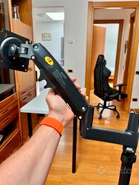 Supporto monitor con molla a gas