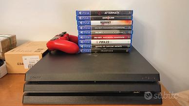 PS4 Pro con SSD Samsung Controller e Giochi PS4.