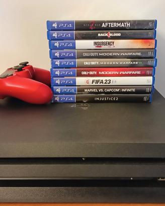 PS4 Pro con SSD Samsung Controller e Giochi PS4.