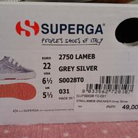 superga 2750 silver bambini 22 usato