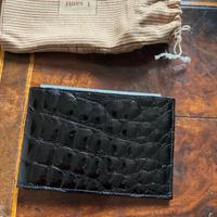 Portafoglio L.Santi nero coccodrillo