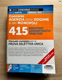 Manuale per concorso Agenzia delle Dogane