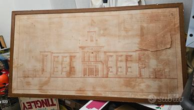 prospetto della realizzazione della casa del fasci