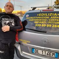 Muratore,pittore mastro con squadra