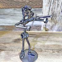Scultura viti e bulloni violino violinista